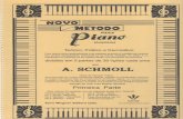 Novo Método para Piano - Completo. (compilação) 1ª parte (primeira parte) a 5ª parte (primeira parte), A. Schmoll.