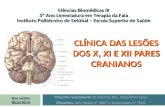 Clínica das lesoes dos Pares Cranianos X,XI e XII