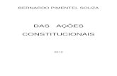 BERNARDO PIMENTEL SOUZA - DAS       AÇÕES CONSTITUCIONAIS