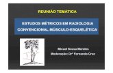 Estudos Metricos Radiologia Convencional