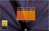 João Cabral de Melo Neto - Prosa