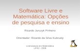 Software livre e matemática - slideshow - v. 2
