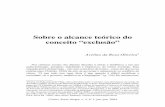 Texto sobre o alcance teórico do conceito exclusão   avelino oliveira - 29 de outubro