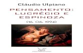 Cláudio Ulpiano [=] Pensamento - Lucrécio e Espinoza