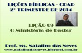 2014 2 tri lição 9   o ministério de pastor