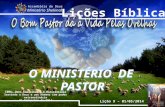 O MINISTÉRIO DE PASTOR lição 9 2ºtri 2014