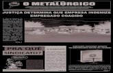 Jornal do Sindicato dos Trabalhadores Metalúrgicos de Montes Claros