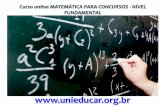 Curso online matematica para concursos nivel fundamental