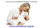 Curso online aleitamento materno gratuito