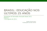 "Brasil: Educação nos últimos 25 anos"