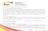 Prêmio Nacional de Inovação 2012 | Regulamento