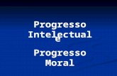 Progresso intelectual e moral