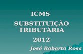 ICMS - Substituição Tributária - Aula do dia 19/09/2012 - Quarta -feira
