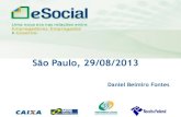 Apresentação "Projeto eSocial" - Daniel Belmiro, Receita Federal do Brasil