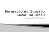 Formação da questão social no brasil