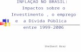 Sistema De Metas De InflaçãO No Brasil 1999 2005 Impactos Sobre A DíVida PúBlica ,  Investimento Em Fbkf E NíVel De Emprego.