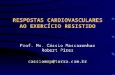 Respostas cardiovasculares ao exercicio resistido
