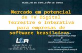 Mercado em potencial de TV Digital Terrestre e Interativa para empresas de software brasileiras