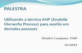 Utilizando a técnica AHP (Analytic Hierarchy Process) para auxílio em decisões pessoais