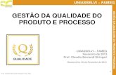 Gestão da Qualidade de Produto e Processo 2013 01 introdução e apresentação