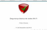 Segurança básica de redes Wi-Fi