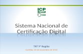 Icp brasil sistema nacional de certificação digital trt9