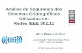Análise de Segurança dos Sistemas Criptográficos Utilizados em Redes IEEE 802.11
