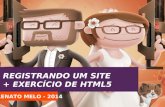 COMO REGISTRAR UM SITE + HTML5