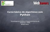 Curso básico de Algoritmos com Python