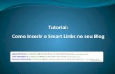 Como inserir o Smart Links no seu blog