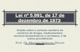 Lei Nº 5.991/73 - Comércio Farmacêutico