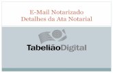 Tabelião Digital - E-mail Notarizado