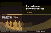 Curso sobre "Inovação em Serviços Públicos" - Luís Vidigal