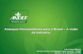 Ameaças Fitossanitárias para o Brasil – A visão da Indústria