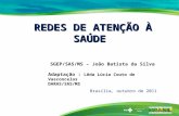 Apresentação - Redes - João Batista - Ministério Saúde
