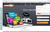Inserir vídeos no webnode