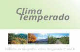 Trabalho de geografia   clima temperado 1º ano