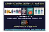 ANTISEPSIA Y ANTISEPTICOS. Prof. Dr. Luis del Rio Diez