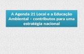 3 a agenda 21 local e a educação ambiental
