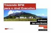 Jan vom Brocke - Palestra - Trazendo o BPM para o nível executivo