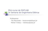 Minicurso Matlab IVSEE 2013 UERJ