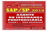 AGENTE DE SEGURANÇA PENITENCIÁRIA - SAP/SP  - CONCURSO PÚBLICO 2014