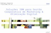 Soluções IBM para Gestão Corporativa de Marketing & Otimização Digital