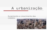 A urbanizacao