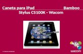 Caneta para iPad Bamboo Stylus CS100K Wacom
