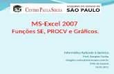 Excel 2007   funções se, procv, gráficos