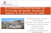 III Conferência Internacional de Promoção de Saúde de Sundvall