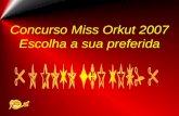 Concurso Miss Orkut 2007