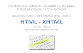 Curso de Desenvolvimento de Sistemas Web - (X)HTML