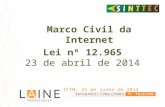 Marco Civil da Internet - Princípios